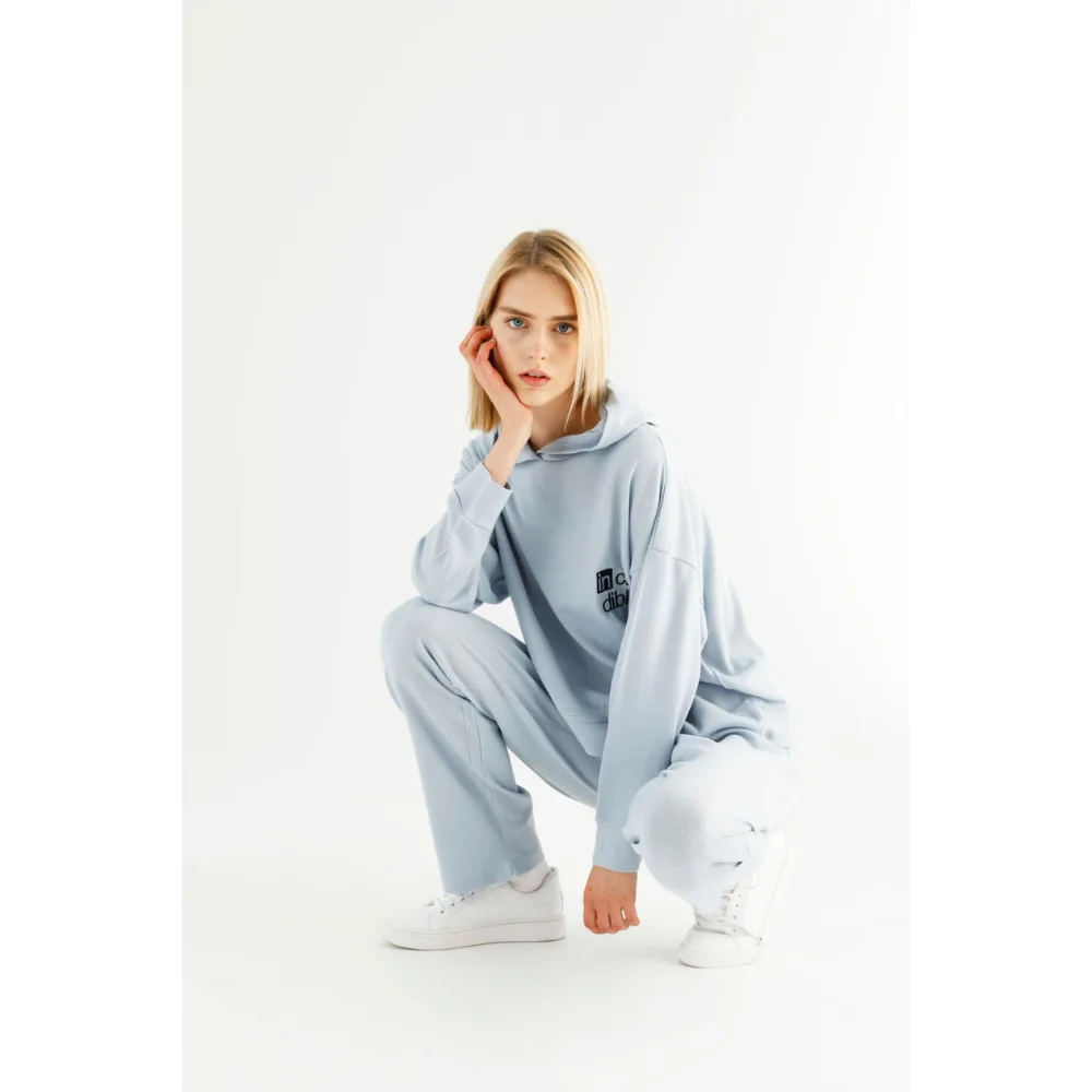 

Blue Hooded Bottom-Top Knitwear Suit Fashion Trend Fast Delivery pajama sets sailor moon shorts sets sleepwear women loungewear