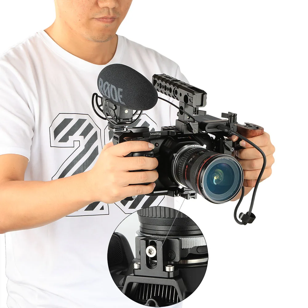 SmallRig для BMPCC 4K Metabones адаптер Поддержка карманного кинотеатра Blackmagic дизайн объектива камеры поддержка