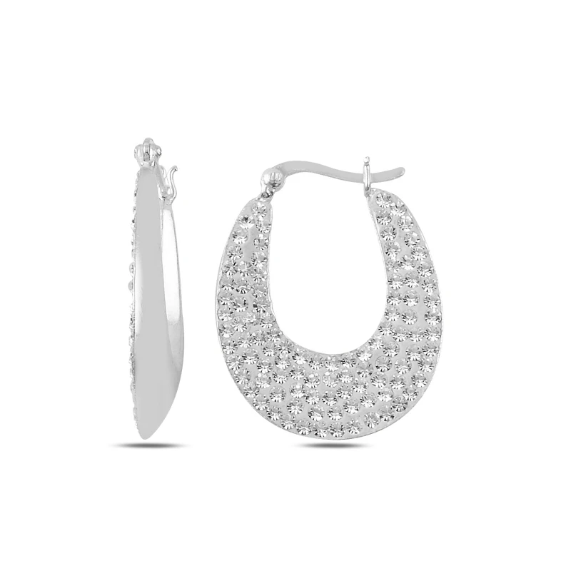 

Серебряные 925 пробы Серьги с цирконием