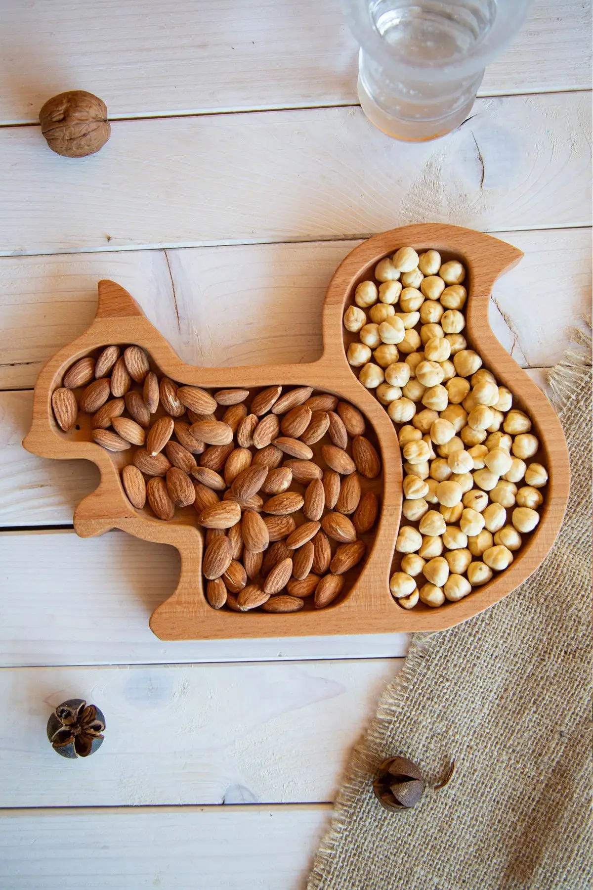 

Beech Wood Squirrel Serving Platter dinner junk food useful