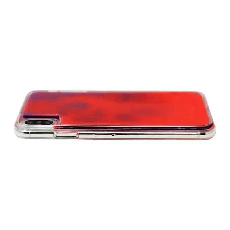 Personalized Neon Dark Pink Red Phone Case Protective Sturdy for iPhone 11 pro x xs XR 6 6s 7 8 plus max case 90s inspired Slime | Мобильные