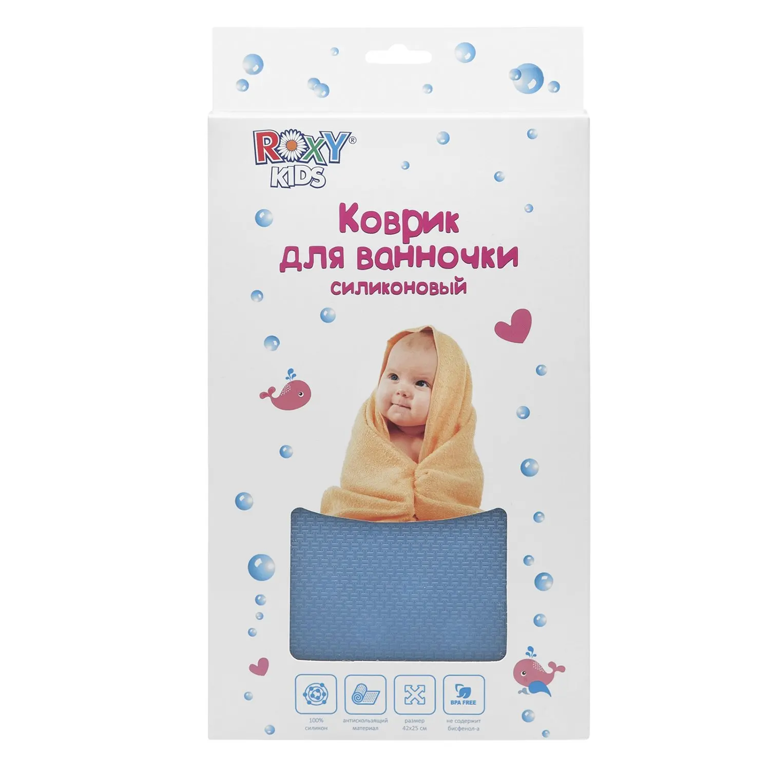 Силиконовый коврик ROXY-KIDS для ванны детский | Мать и ребенок