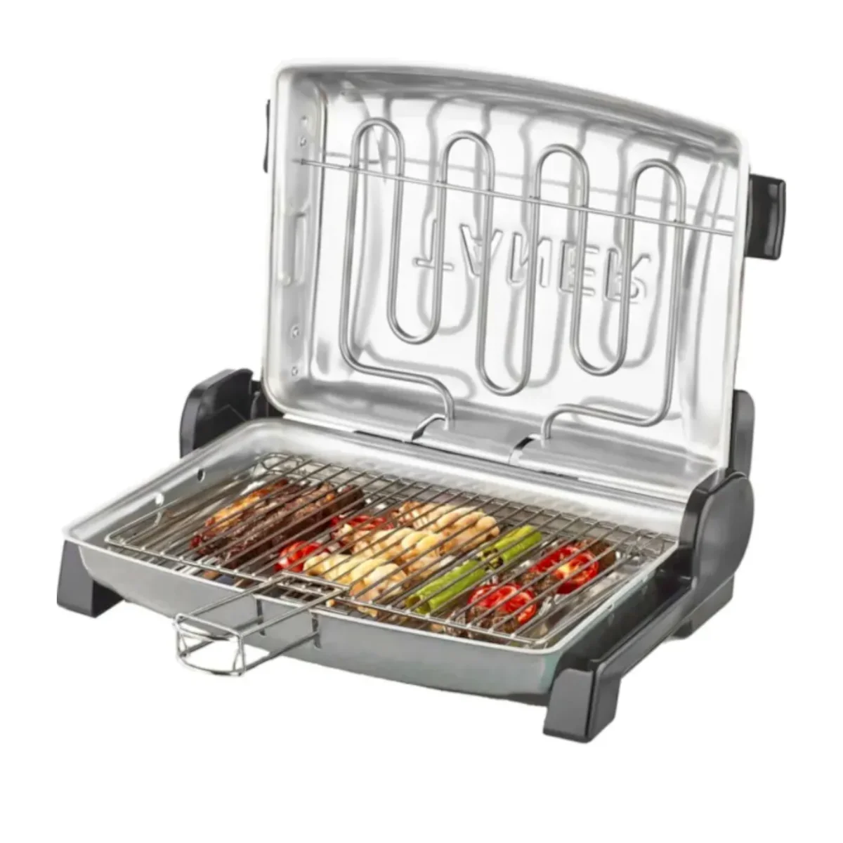 double wire electric grill light aluminium barbeque infrared smokeless nonstick indoor outdoor kitchen chefs bbq cooking free global shipping