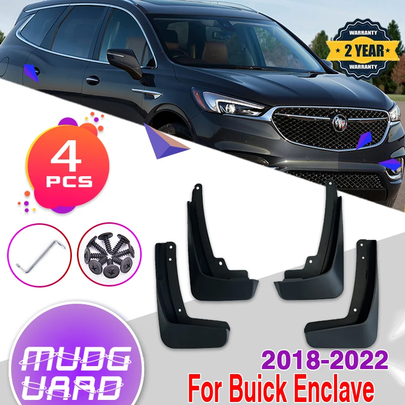 

Car Mudguard For Buick Enclave Avenir 2018~2022 Auto Mudflap Flaps Front Rear Mud Splash Guards Wheel Car Accessories 2019 2020