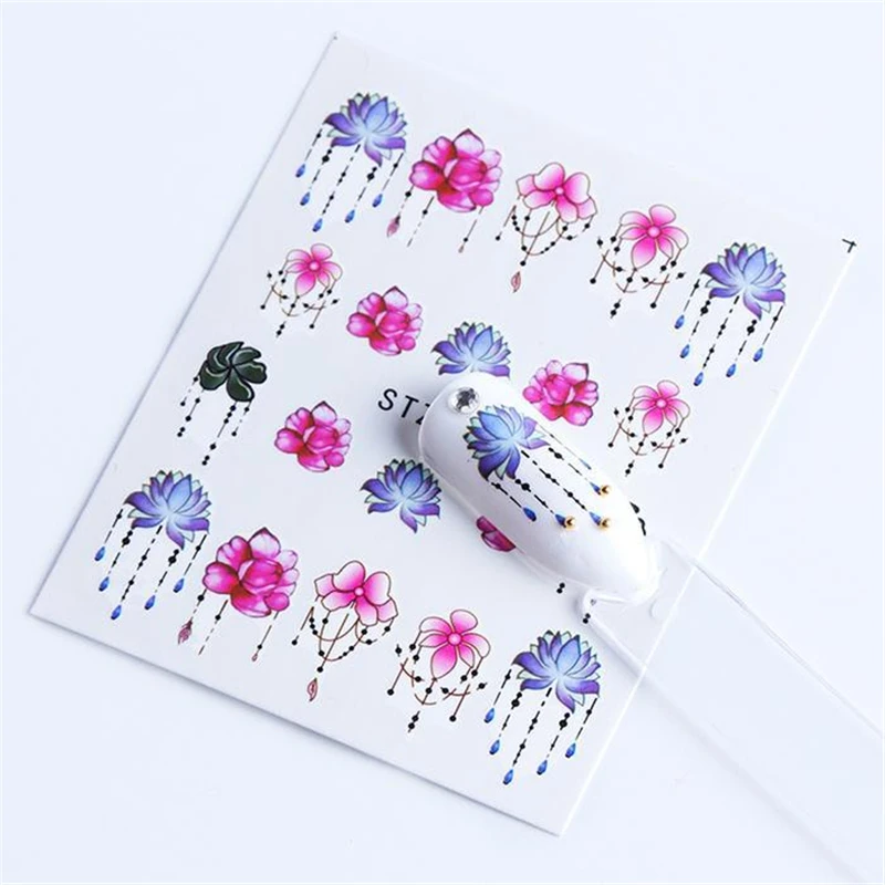 40 шт. модные поделки для дизайна ногтей переводная фольга декорация красоты