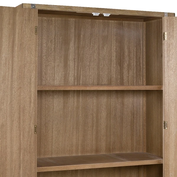 Витрина из тика (2 двери) (100x40x193 см) от Craftenwood| |