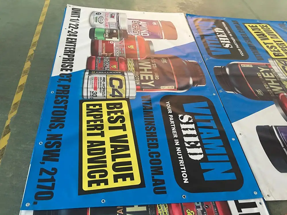 Индивидуальный персональный наружный Печатный ПВХ бизнес баннер знак виниловая