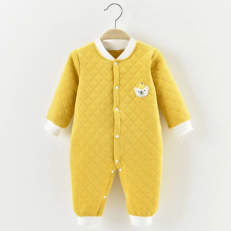 Autumn Winter Baby Clothes Warm Baby Boy Girl Rompers Soft Kids Outerwear Thicken Cotton Newborn Infant Baby Romper Bodysuits
