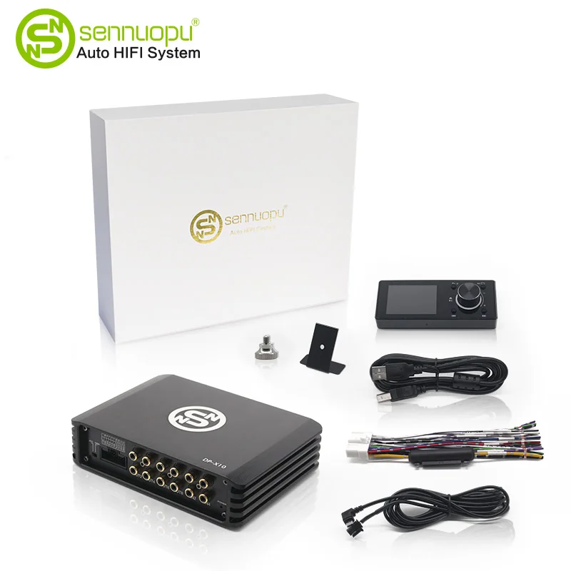 $134.40 Sennuopu Car DSP Processor 4 Channel Amplifier 8 Channels Digital Sound Processors with LCD Remote Controller