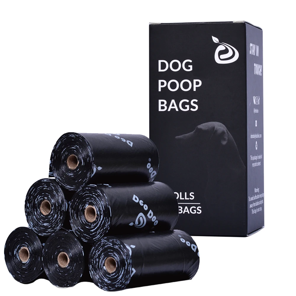 DeoDoo Biodegradable Dog Poop Bags Bulk Biobase Sakura Scented Pet Bag Degradable Cat Waste Eco-Friendly Doggie |