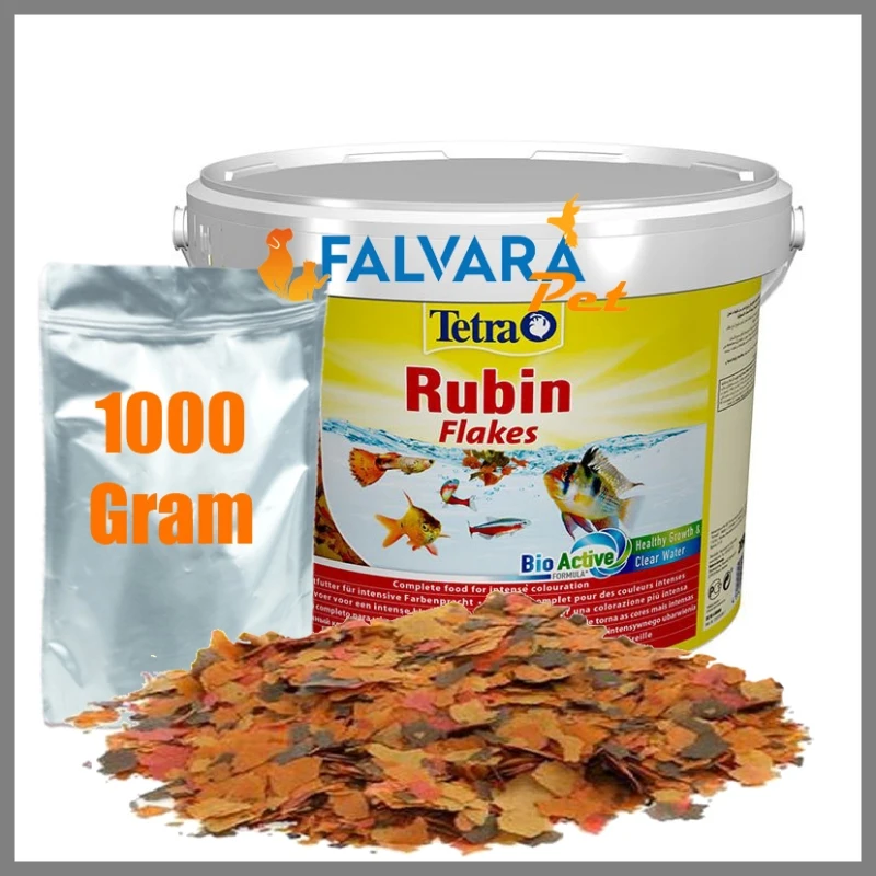

1000 Grams of Tetra Rubin Coloring Flake Bait , Split Fish Bait From Bucket