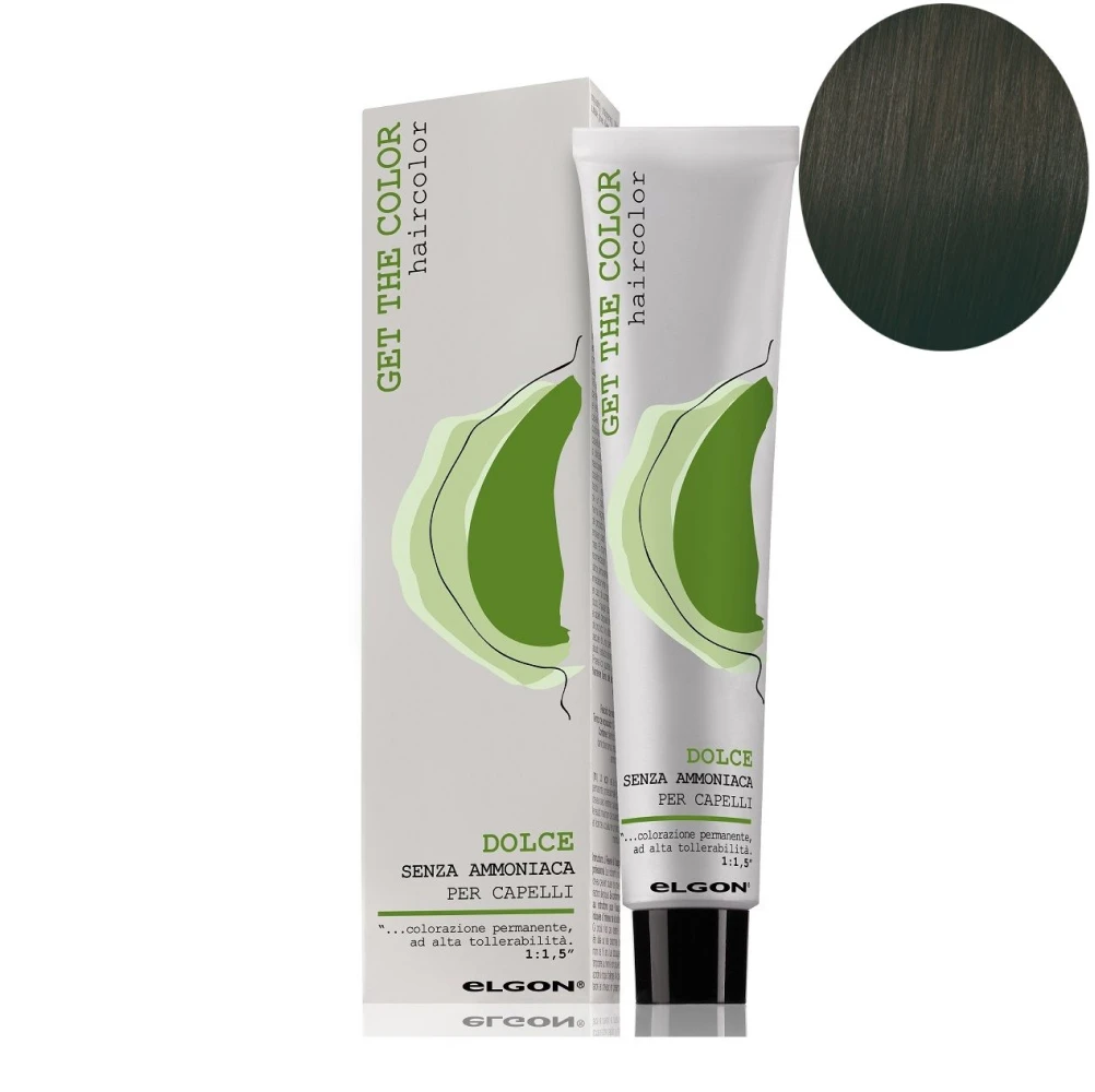 Elgon Краска для волос Безаммиачная Крем-краска Get The Color Dolce 5/01 Светлый шатен
