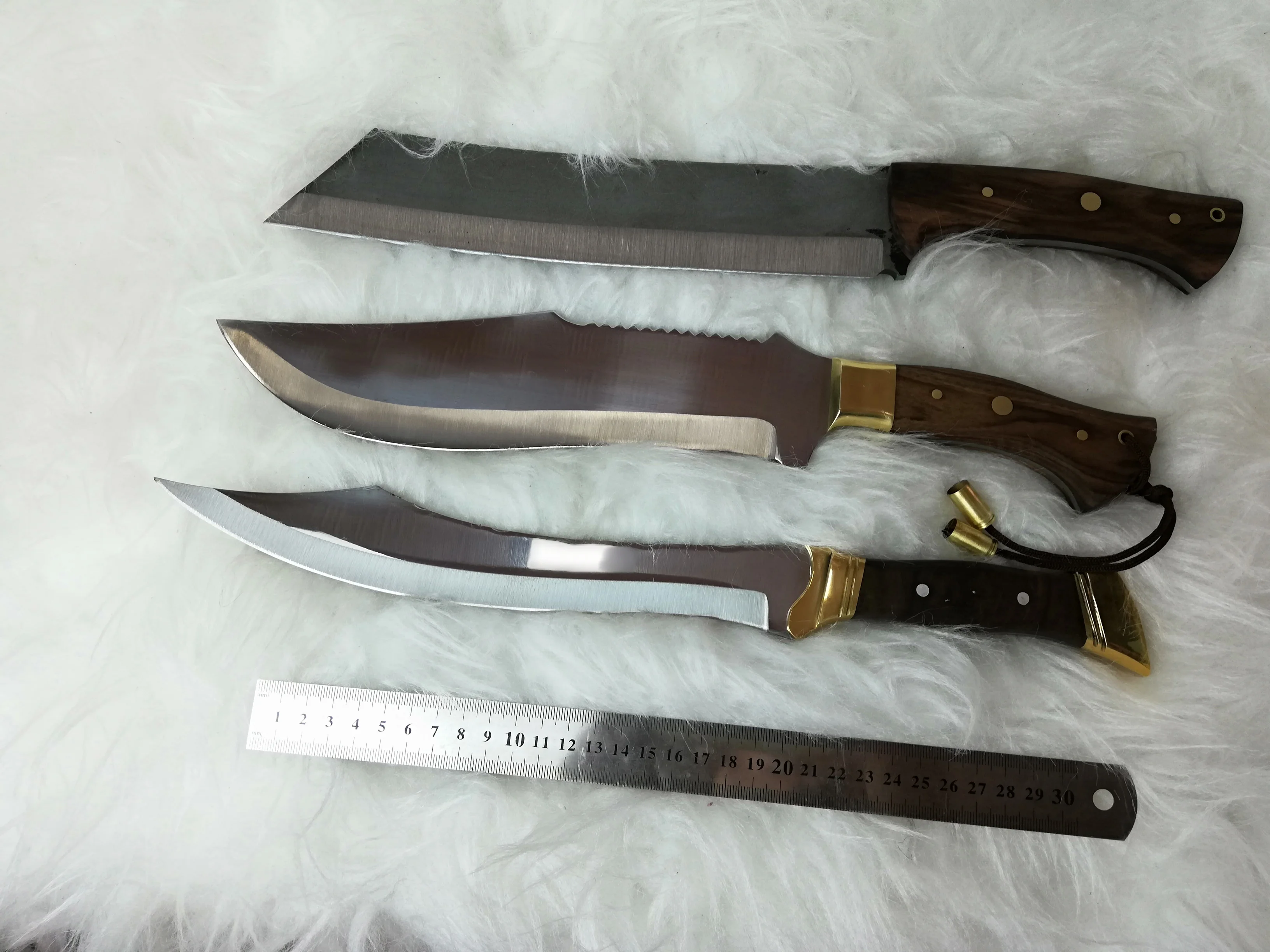 

Handmade Forged Steel Hunting Axe, Walnut Handle, Leather Sheath, Hand Tools, Wrought Steel, Personalized Gift, Camping Machete
