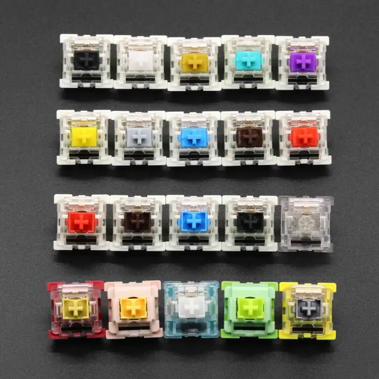 

10pcs Outemu Switch Mechanical Keyboard Switch 3Pin Clicky Linear Tactile Silent Switches RGB LED SMD Gaming MX Switch