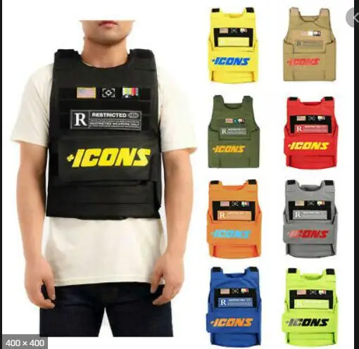 

Vests Icon gilet Trending CS Vest Tactical military hiphop rapper Outerwear Men's Fashion Tactica jacket vest