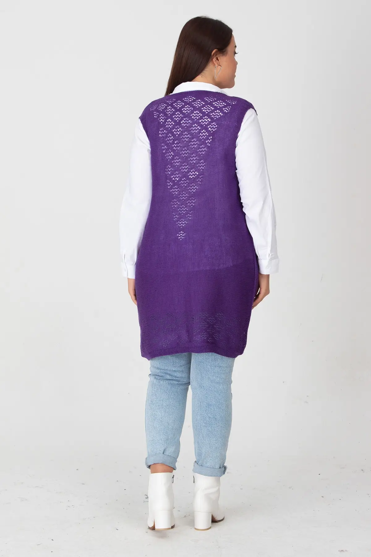 Женский трикотажный жилет Sans Textile 65 N12445 | Женская одежда