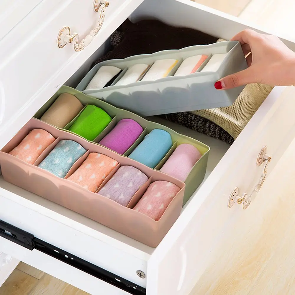 

Socks Storage Box Separated Underwear Bra Separated Drawer Organizer Home Closet Organizer Environmental Protection Storage Box