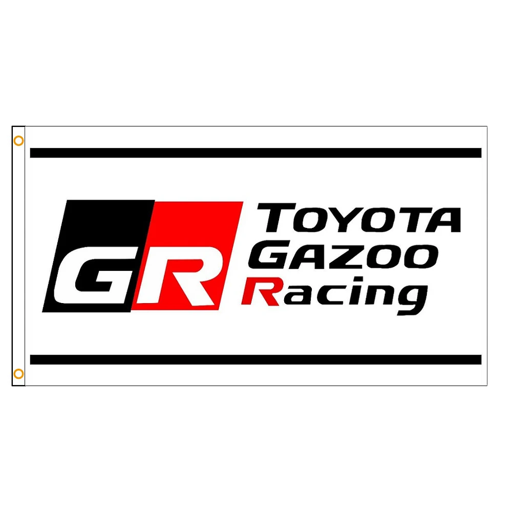 

3x5 Ft GR GAZOO Racing Car Flag for Home Decor Hanging Banner