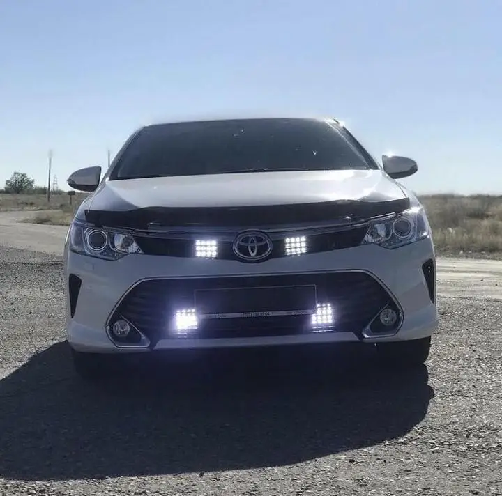 Светодиодная дополнительная фара вспышка ФСО 1шт.маяк отстрел 48вт 12в led для