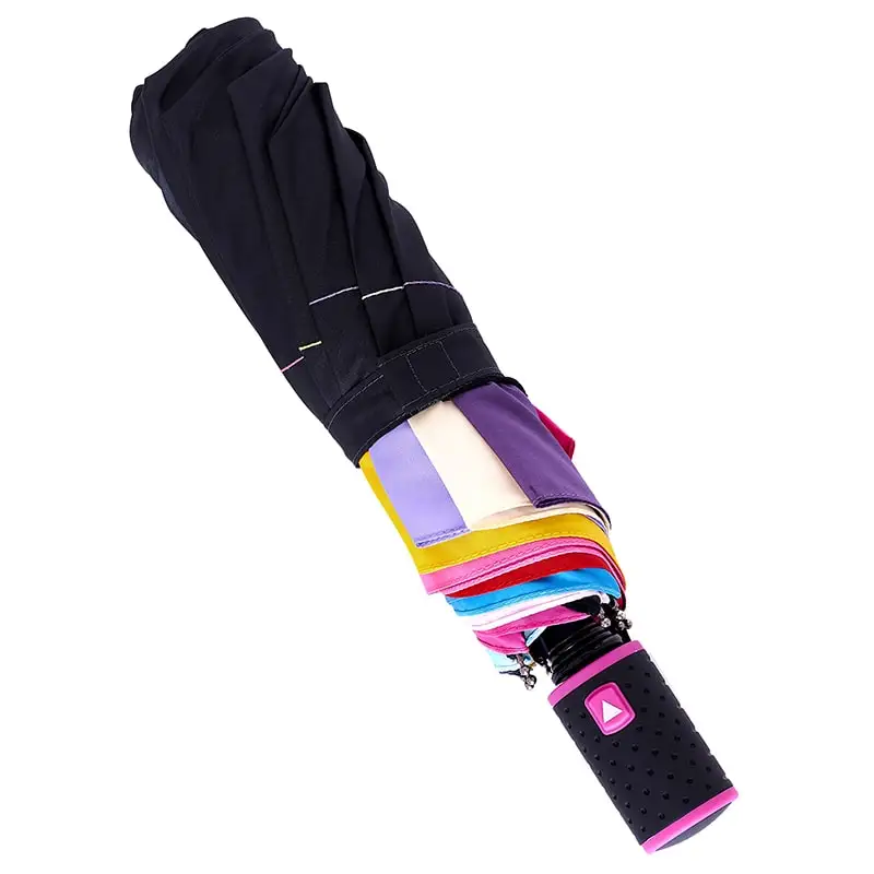 Зонт женский полуавтоматический прочный водонепроницаемый компактный лёгкий