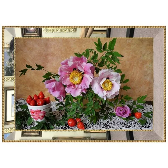 Goede Luxe Spiegel Omlijst Digitale Canvas Schilderij 70*100 Cm