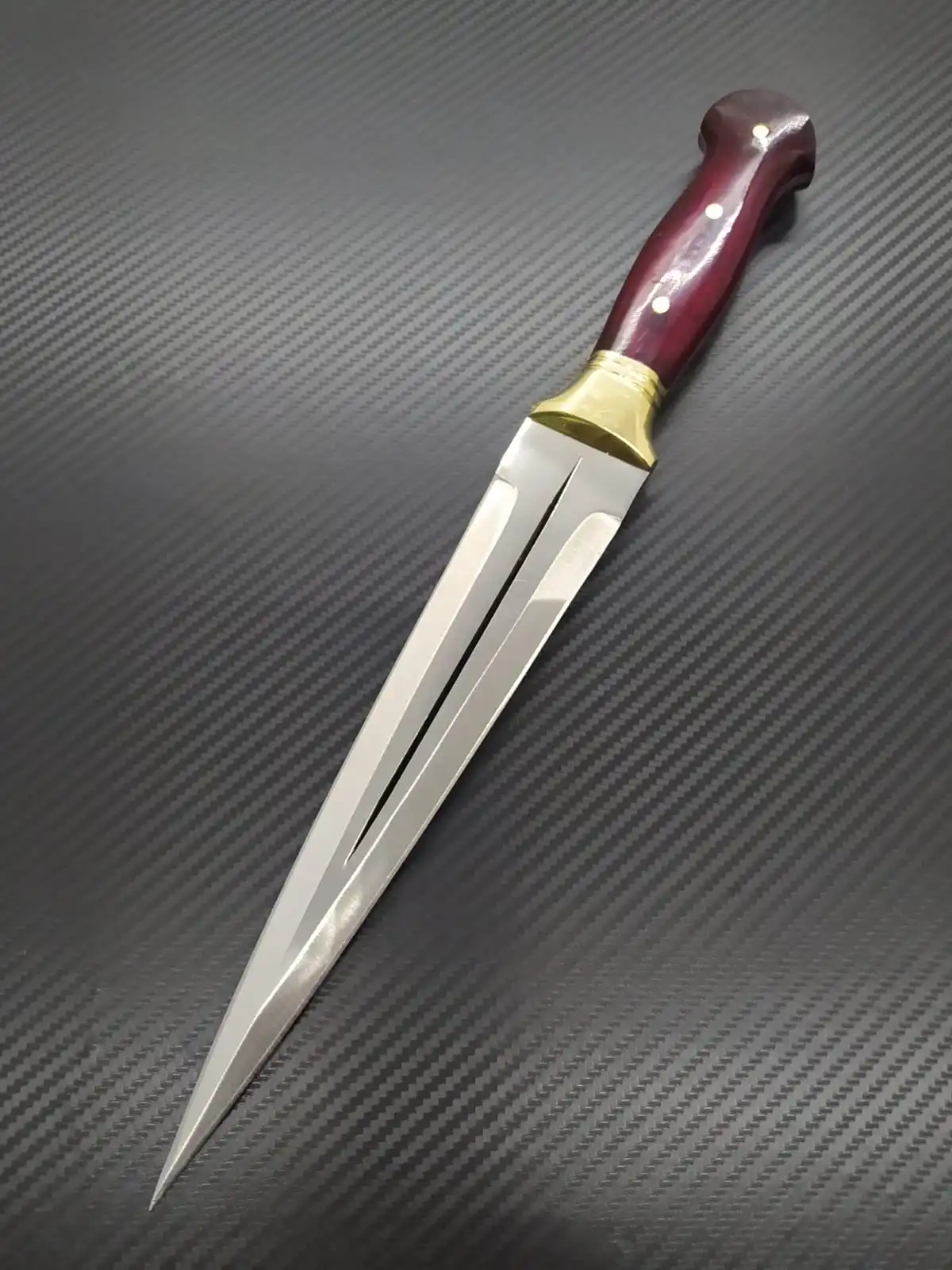 

Special design fantastic huntinf knife personalized engraved knives tactical fixed knife combat gift for him gift box kukri