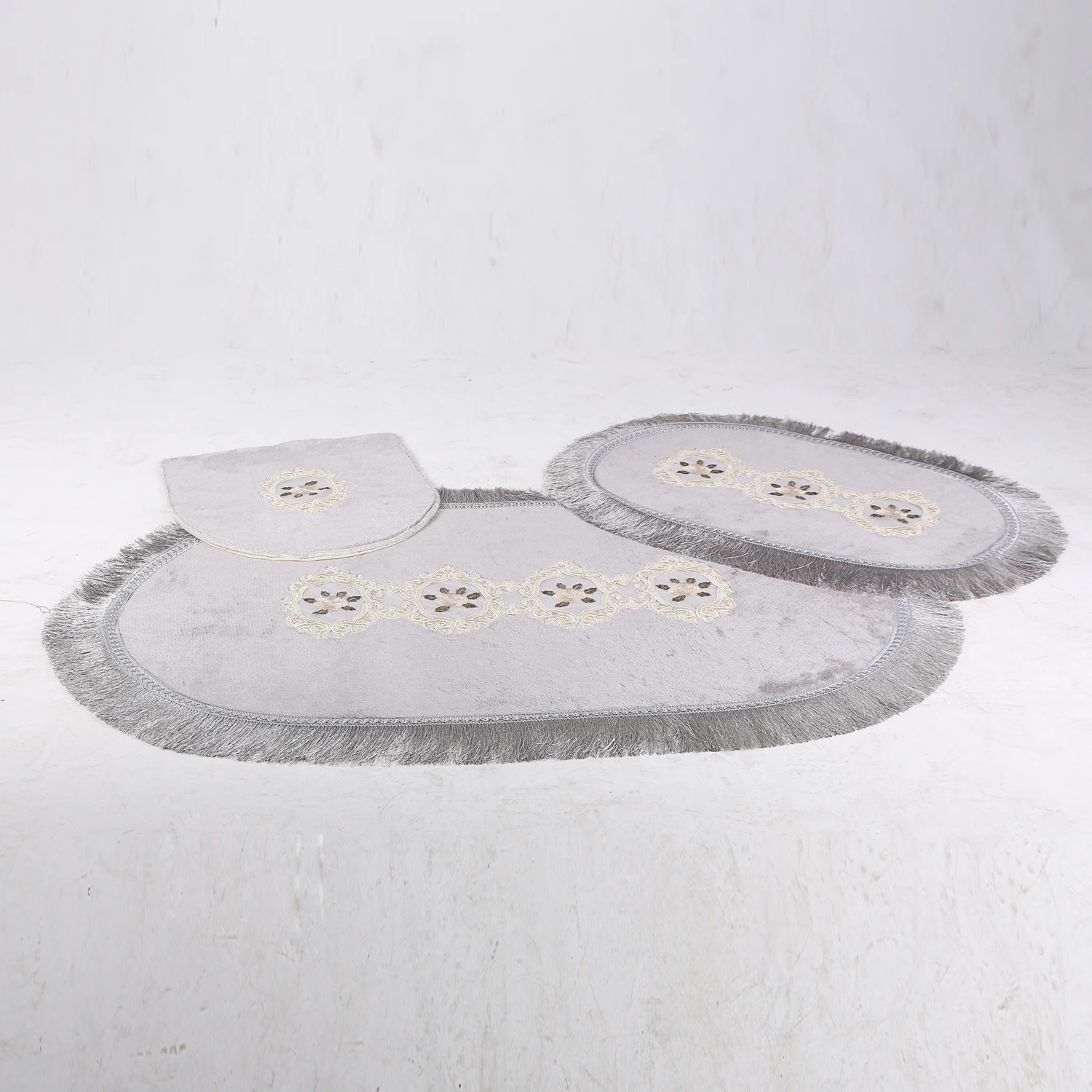 Prezzo Bonny Home Shems Grigio 6 Pezzi Set Di Cestini Per Biancheria E Set Di Tappetini Da Bagno Organizzatore Deposito Di Vestiti Sporchi E Tappeti Da Bagno