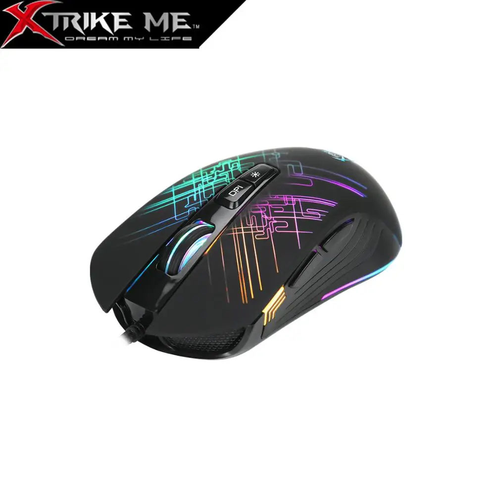 Xtrike-Me GM510 Ratón Gaming USB Retroiluminado 6400 DPI 7 Botones | Компьютеры и офис