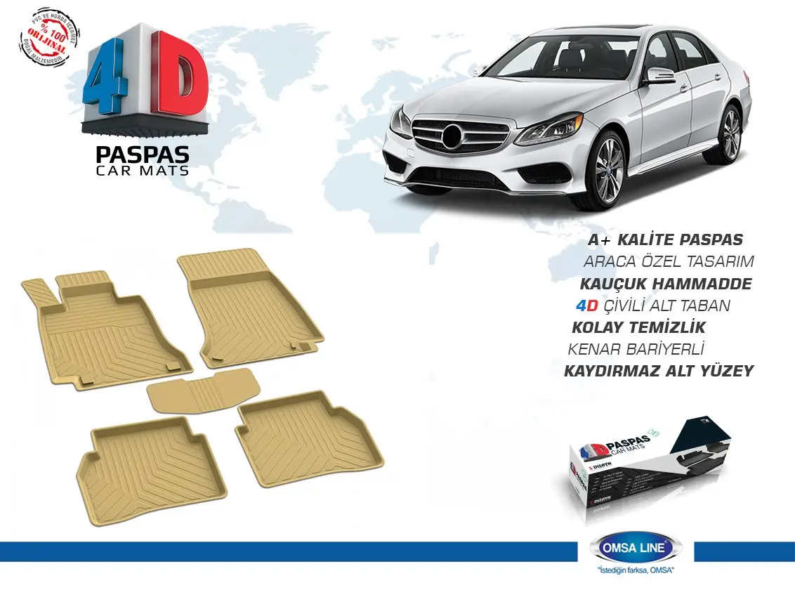 

Mercedes E Klass/W212 4D Mat Beige (2015-) SD