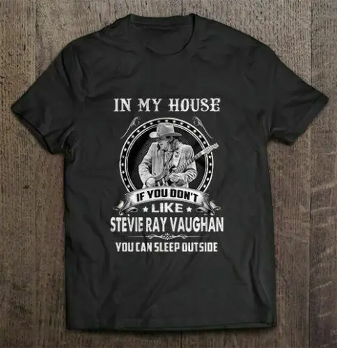 

Stevie Ray Vaughan T Shirt Funny Cotton Tee Vintage Gift For Men Women