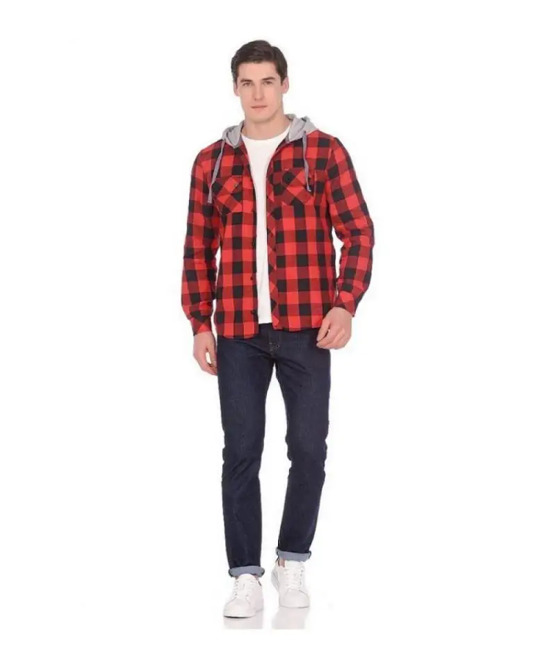 Стильная мужская рубашка с капюшоном Consul бесплатной доставкой по