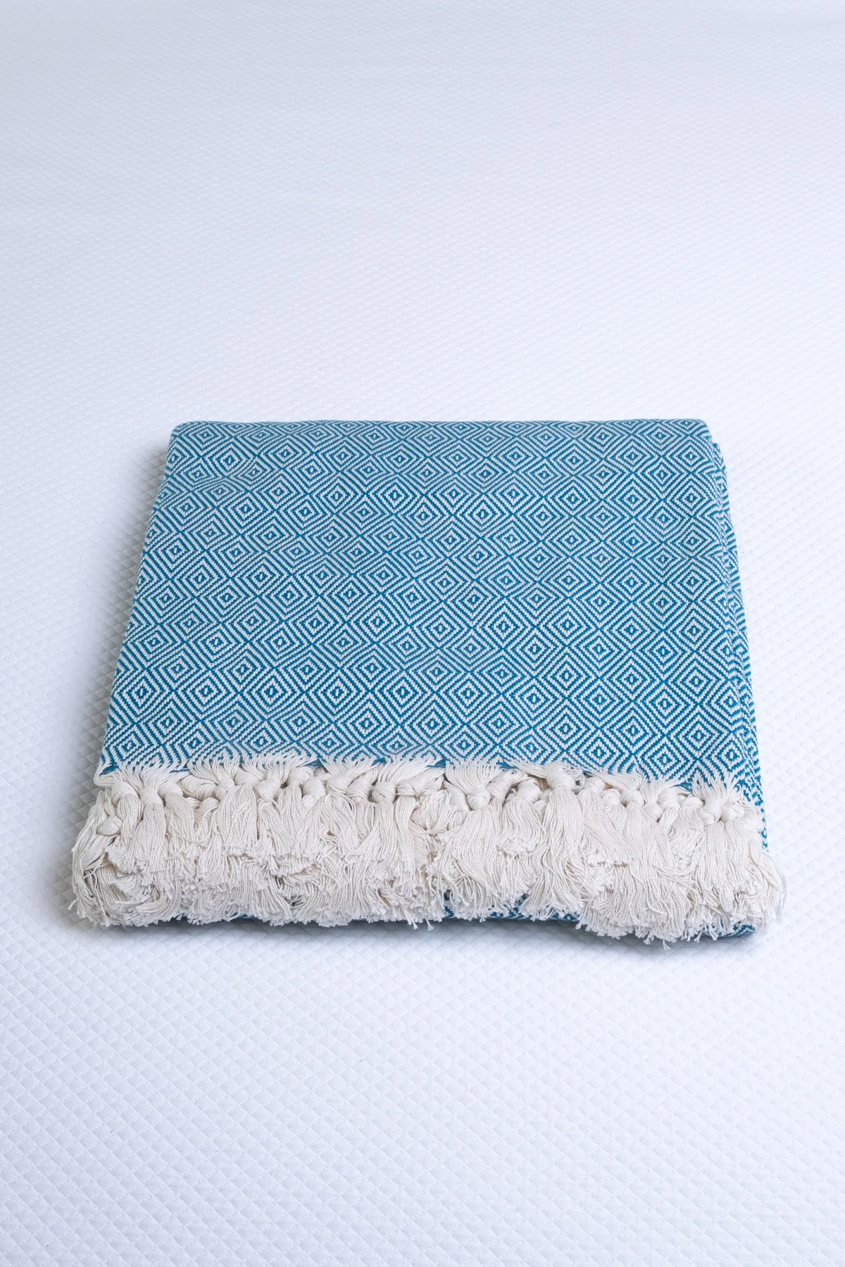 

Luxury Pre-Wash %100 Turkish Cotton Diamond Model, Fisrt Person Blue Blanket
