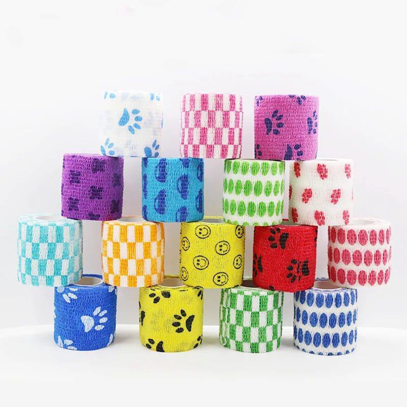 12 шт./лот одноразовая самоклеящаяся эластичная повязка для ручки с трубкой