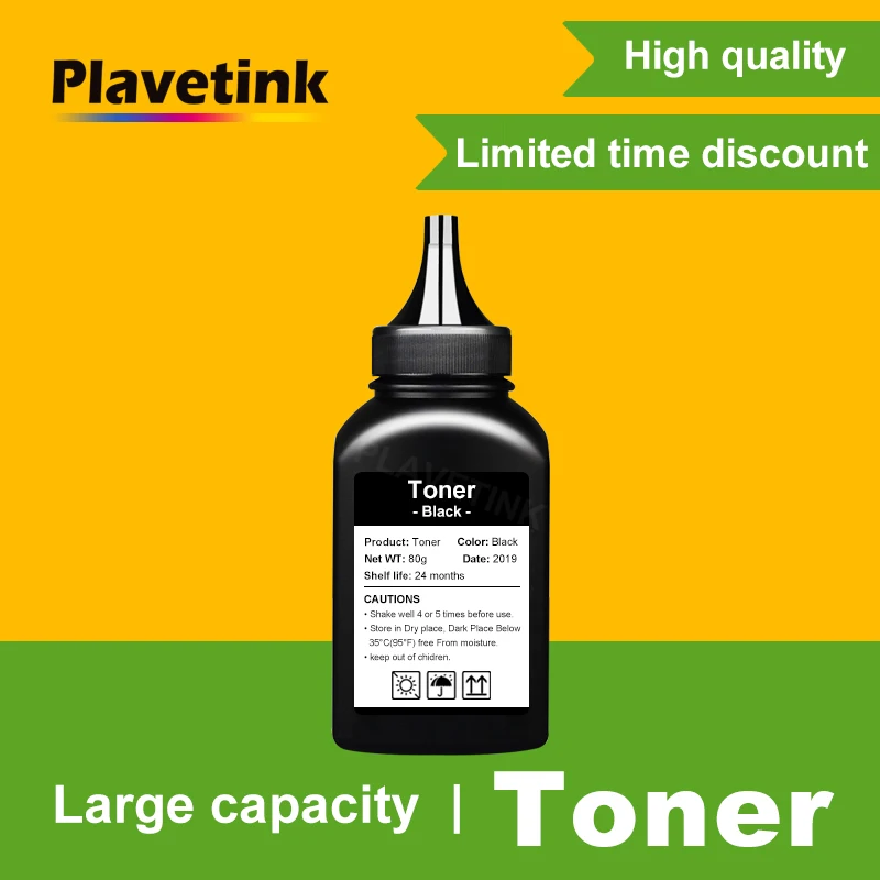 Plavetink Черный тонер порошок TN410 TN420 TN450 TN2215 TN2225 совместимый с Brother DCP 1510 1510R 1512 1512R