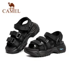 Женские босоножки на толстой подошве CAMEL, черные или бежевые спортивные босоножки на платформе, удобная пляжная обувь, лето 2021
