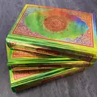 Радужный Коран книга ислам ИК Мусульманский Коран подарки мусульманский Ислам Мусульманский Ким книга цибла МеккаМедина