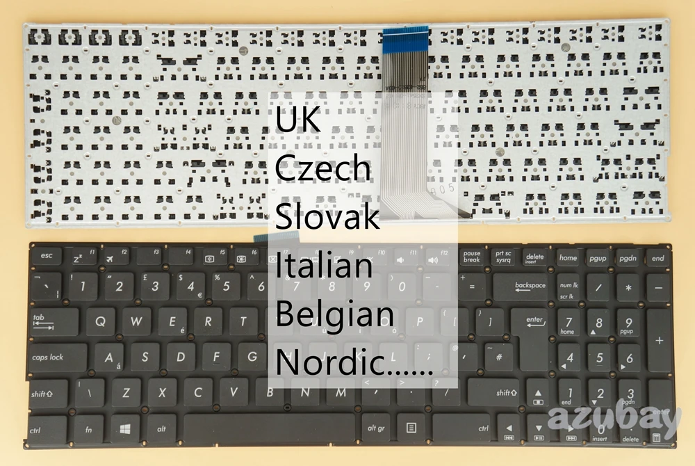 

Английская Чешская Словацкая итальянская Бельгийская Скандинавская клавиатура для Asus F554L F555L J500L K553M K555L K555LA K555LB K555LD K555LJ K555LN K555LP