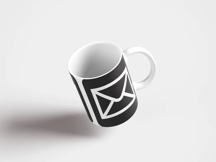 Mug &quotmail message e-mail" 320 ml. White | Mugs