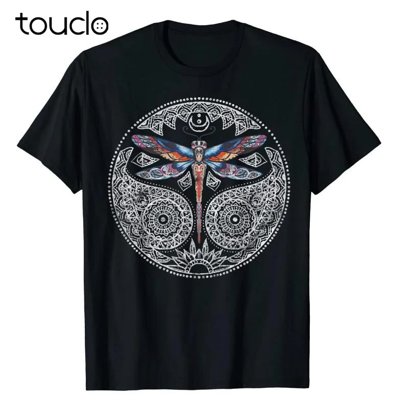 

Magical Colorful Dragonfly Mandala T-Shirt & Design