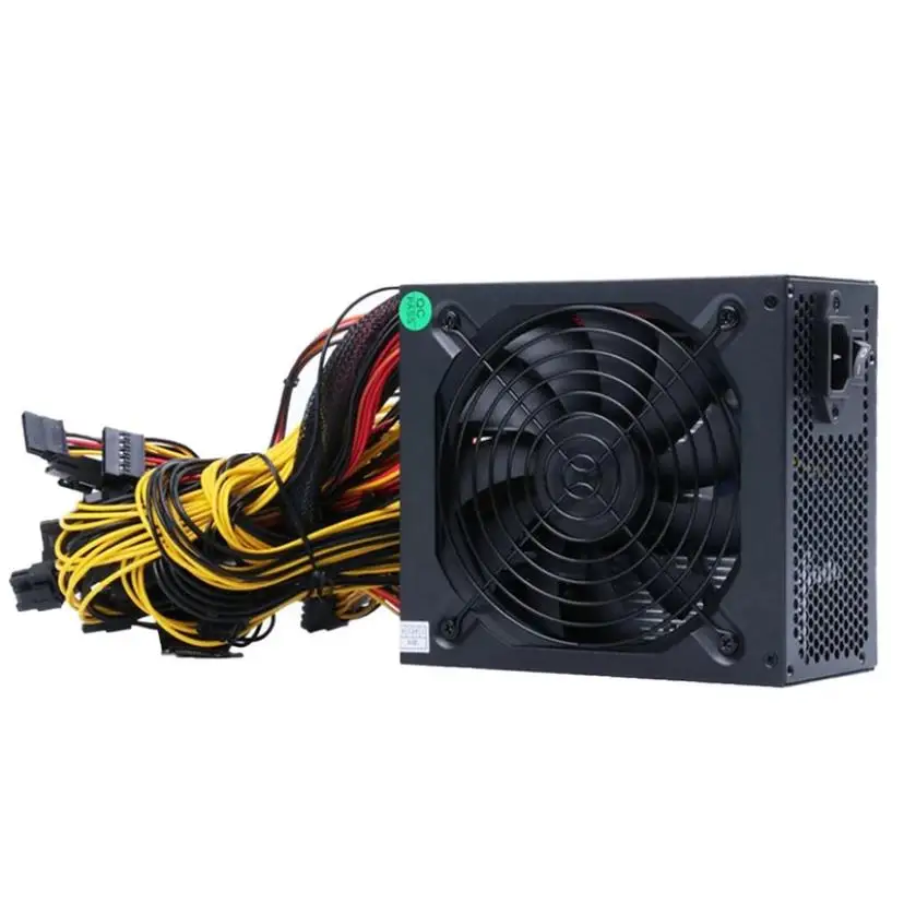 

2000W 2400W 2600W 180V-240V ATX ETH Mining Bitcoin Power Supply 95% Efficiency Support 8 Display Cards GPU for BTC Bitcoin Miner