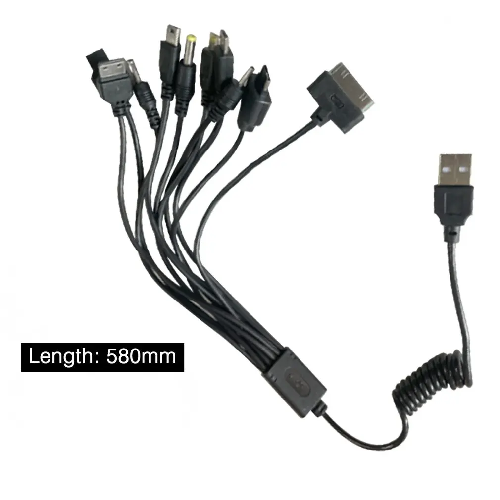 10 в 1 универсальный портативный легкий многофункциональный зарядный USB-кабель
