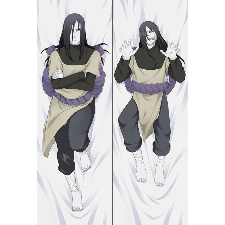 Keychain dakimakura Naruto Orochimaru mini with ring m0275 |