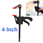 Twotrees Spreader Work Bar Зажим F Зажим Инструмент для гаджетов DIY Ручная скорость Сжатие Quick Ratchet Release Clip Kit 4 дюйма Деревообработка