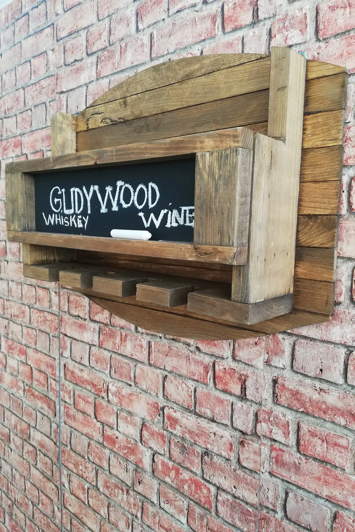 

Wooden Wine Racks Bottle Liquor Cabinet Stand Holders Goblet Holder Decorative Wooden Rack Organizer for Kitchen Retro Display