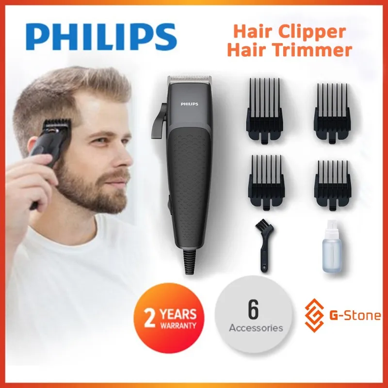 Оригинальный триммер для волос Philips для мужчин, 4 расчески, домашние ...