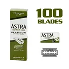 Бритвенные Лезвия для мужчин Astra, 50100200 шт., лезвия для гладкого бритья, Классическая нержавеющая сталь