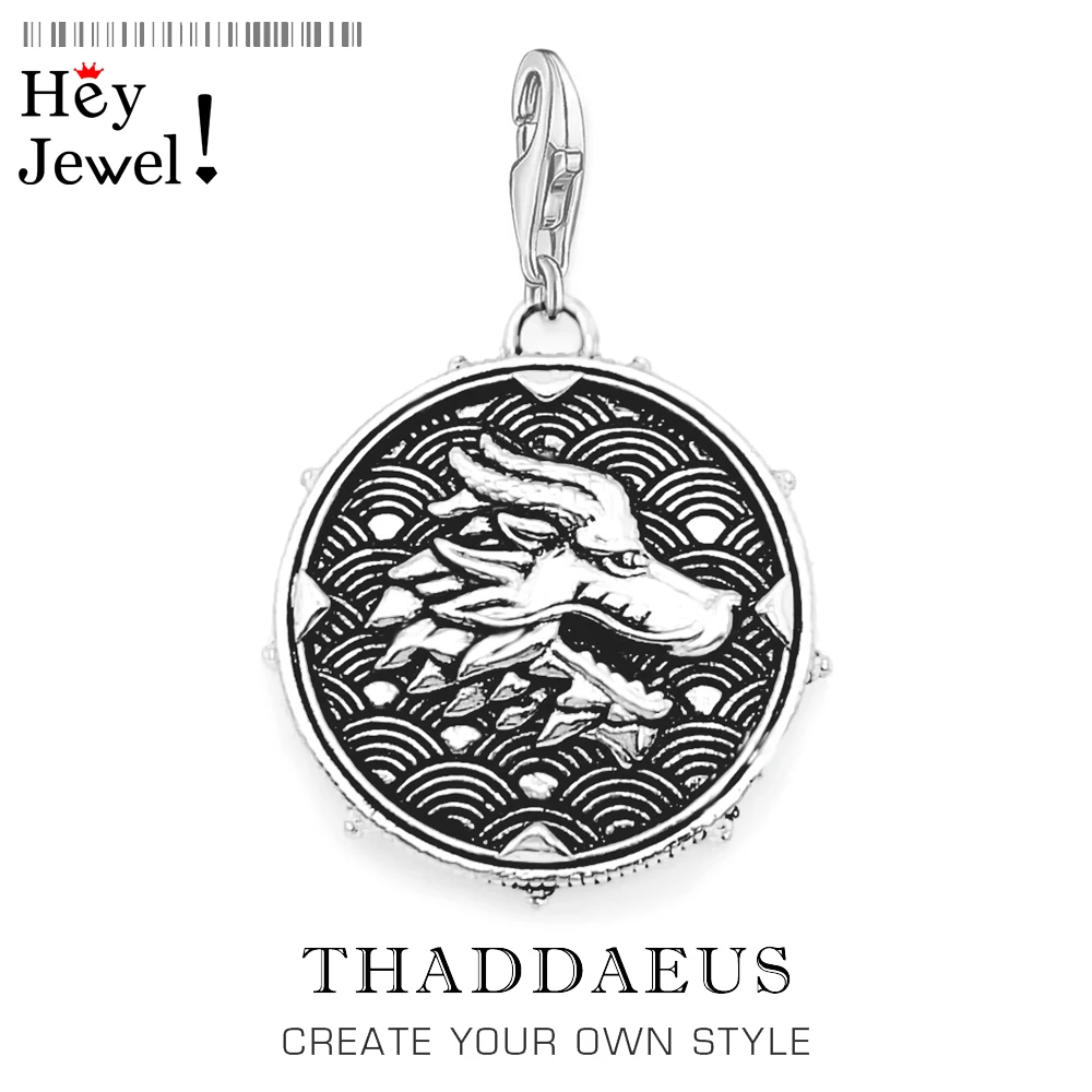 

Dragon & Tiger Charm Europe Style Street Good Jewelry Rebel Punk Women Men Gift In 925 Sterling Silver Fit Bracelet Super Deals