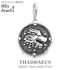 Дракон и тигр Шарм Европа Стиль уличные хорошие ювелирные изделия Rebel в стиле панк для мужчин и женщин подарок в 925 стерлингового серебра браслет шарма Супер предложения