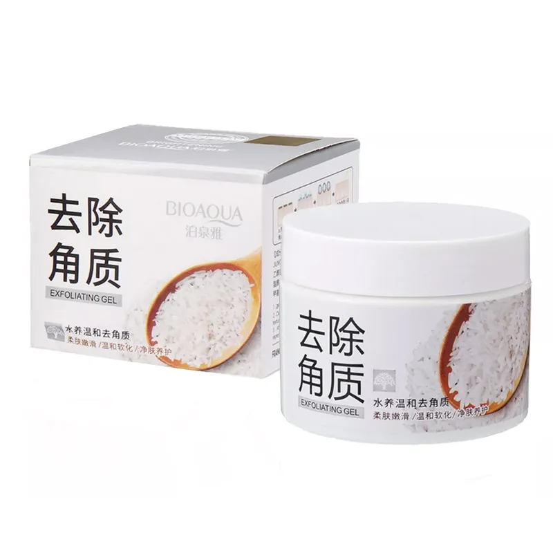 BioAqua Отшелушивающий скраб-гель для лица с экстрактом риса Brightening &amp Exfoliating Peeling Gel