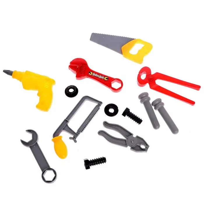 Игровой модуль Мастерская на колесах чемоданчик 13 деталей |